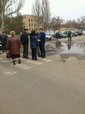 В Новой Одессе местные жители 2 часа блокировали трассу