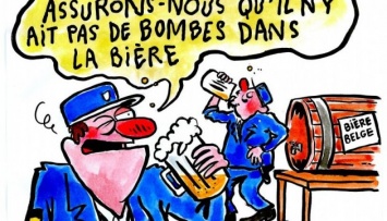 Charlie Hebdo выдал новую карикатуру на события в Брюсселе