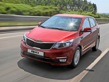 KIA Rio - самая популярная модель на Урале