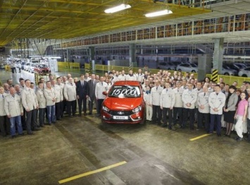 В Ижевске выпущен 15-тысячная LADA Vesta