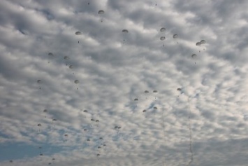 В небе над Николаевом раскрылись 300 парашютов (ФОТО)