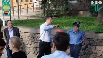 В Николаеве под ОГА зажгли шины - в знак протеста против бездействия губернатора