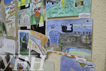 Киевские дети нарисовали украинскую столицу будущего
