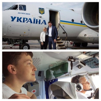 Савченко везли в Украину на любимом самолете Кучмы за $15 млн (фото)
