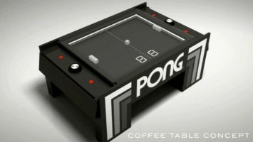 Энтузиаст превратил видеоигру PONG в аркадный кофейный столик