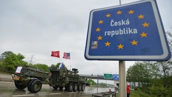 В Чехию вошла военная техника США