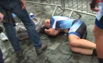 В Киеве 70 велосипедистов вылетели из седла из-за грозы и ливня