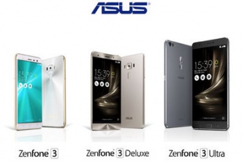 Состоялся официальный анонс смартфонов Zenfone 3, 3 Deluxe и 3 Ultra