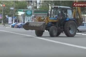 Краматорских водителей заставляют нарушать правила дорожного движения