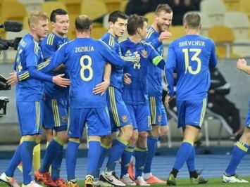 Сборная Украины победила Албанию с преимуществом в два мяча
