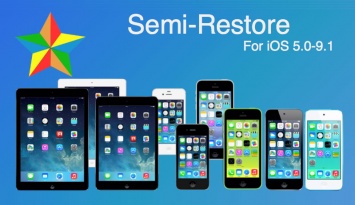 Вышел Semi-Restore для iOS 9.0.2 / 9.1: приложение для восстановления «чистой» прошивки на iPhone и iPad с сохранением джейлбрейка