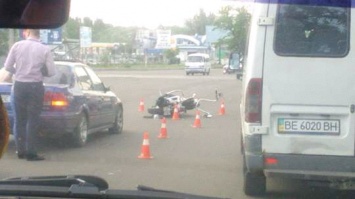ДТП в Ленинском районе Николаева: иномарка сбила мотоциклиста