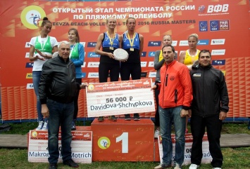 Украинки Давидова и Щипкова выиграли турнир по пляжному волейболу в Москве