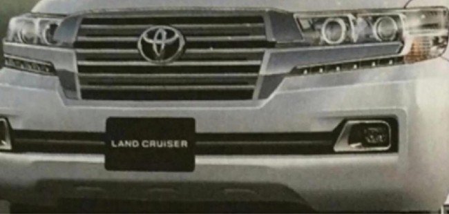 Есть первые изображения обновленного Toyota Land Cruiser