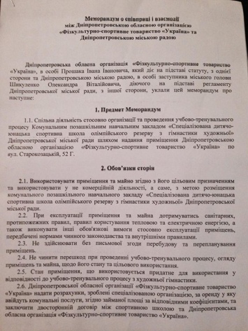 Горсовет и владельцы договорились о сохранении гимнастической школы