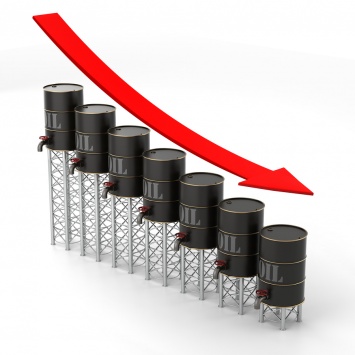 Цена на нефть упала ниже 50$