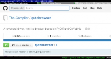 Выпуск минималистичного web-браузера qutebrowser 0.7.0