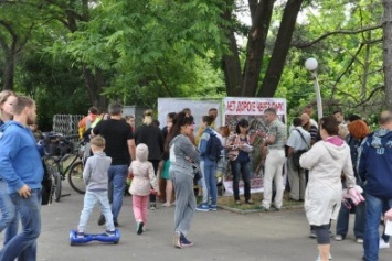 Одесситы протестовали против застройки парка