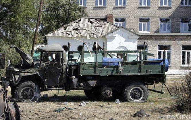 В Луганской области на взрывном устройстве подорвался автомобиль с бойцами ВСУ