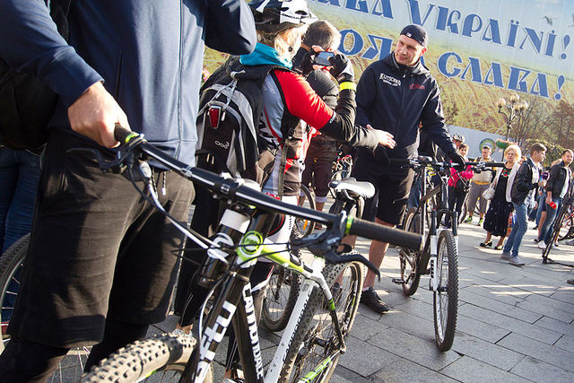Завтра в Киеве пройдет велопарад, в котором примет участие Кличко
