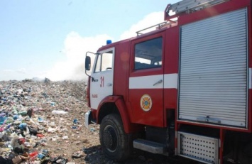 В Жидачевом Львовской области загорелась свалка