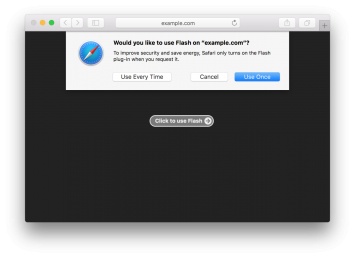 Apple откажется от автозапуска Flash в Safari вслед за Google