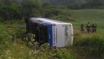 В Сербии разбился автобус со словацкими туристами. 5 человек погибло