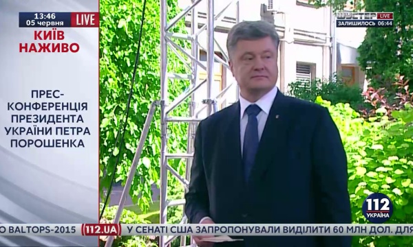 Вещание телеканала "112 Украина" - это подтверждение свободы слова, - Порошенко