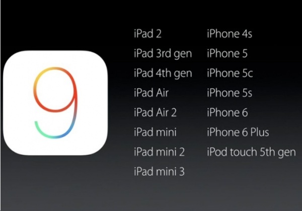 Специальная версия iOS 9 будет поддерживаться старыми моделями Apple-устройств