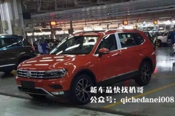 Фотошпионы запечатлели удлиненный Volkswagen Tiguan