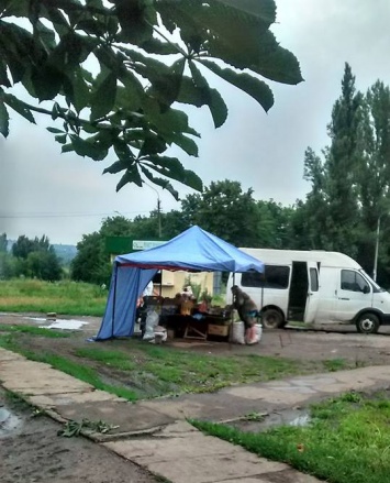 В Покровском районе закрыли нелегальную овощную лавку (фото)