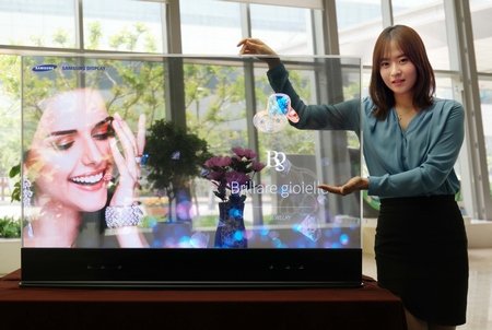 Прошла презентация зеркальных и прозрачных экранов от Samsung