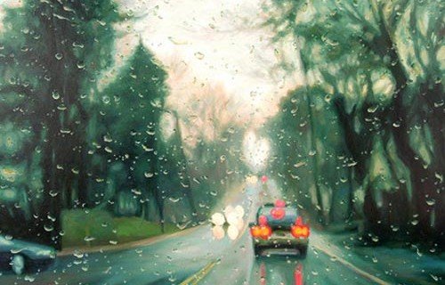 Как нужно ехать на автомобиле в дождь