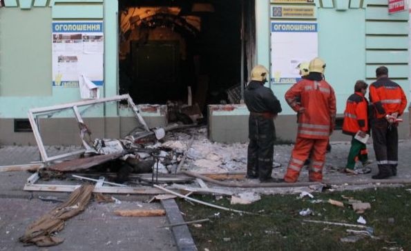 Взрыв в Сумах: уничтожен офис ВО «Свобода»