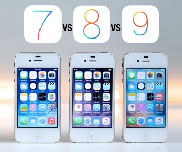 IOS 9 против iOS 8 и iOS 7: тест быстродействия на старых iPhone [видео]
