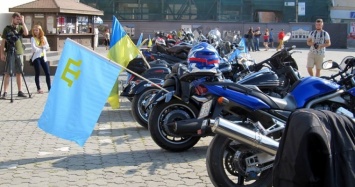 В Украине начался мотопробег за единство Украины и Крыма (ФОТО)