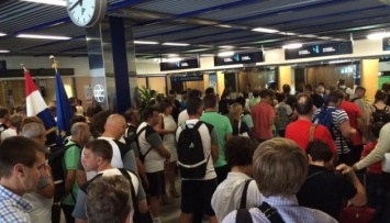 Футболистов "Ворсклы" в Загребе почти час были вынуждены проходить паспортный контроль