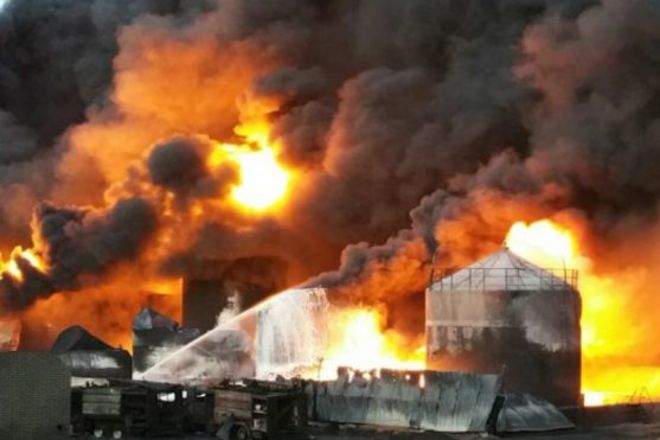 Руководство нефтебазы в Василькове скрывало пожар в течении полутора часов