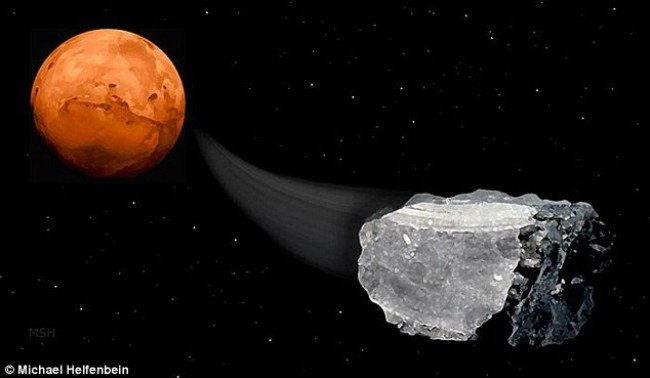 Метаном из горных пород могли питаться марсианские организмы