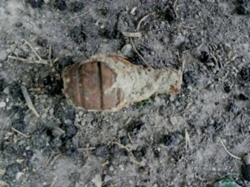 Старую гранату нашли в Запорожье