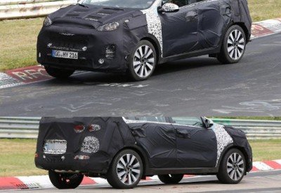 В Нюрбургринге фотошпионы запечатлели новый Kia Sportage в камуфляже