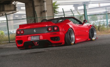 Ferrari F360 Liberty Walk: как из поношенной Феррари сделать суперкар