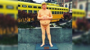 Скульптуры обнаженного Дональда Трампа появились в пяти штатах США