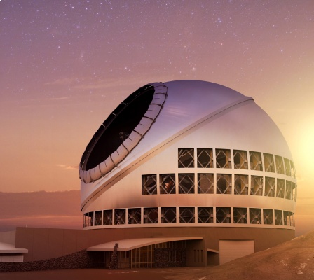 На Гавайях идет строительство крупнейшего в мире телескопа