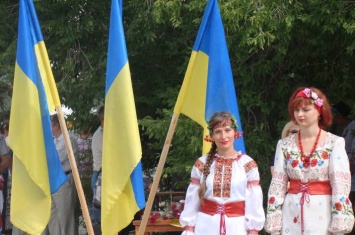 День Государственного флага Украины в Рубежном (фото)