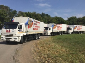 Россия подготовила 70 автомобилей с "гуманитарной помощью" для Донбасса