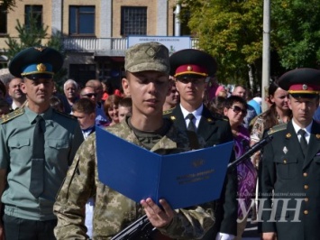 Более 130 курсантов Житомирского военного института им. Королева приняли присягу
