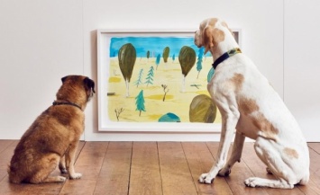 В Лондоне прошла первая в мире художественная выставка для собак