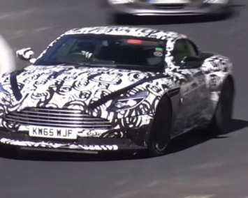 Aston Martin DB11 с двигателем от Mercedes-AMG замечен на трассе в Нюрбургринге