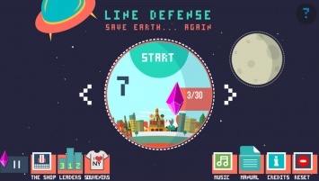 Line Defense - защитите планету от пришельцев